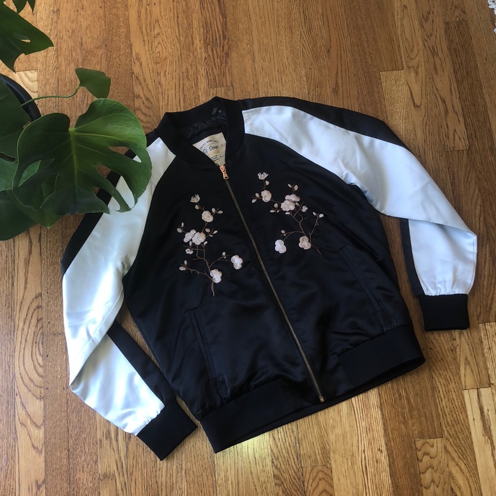 Cherry Blossom Bomber Jacket